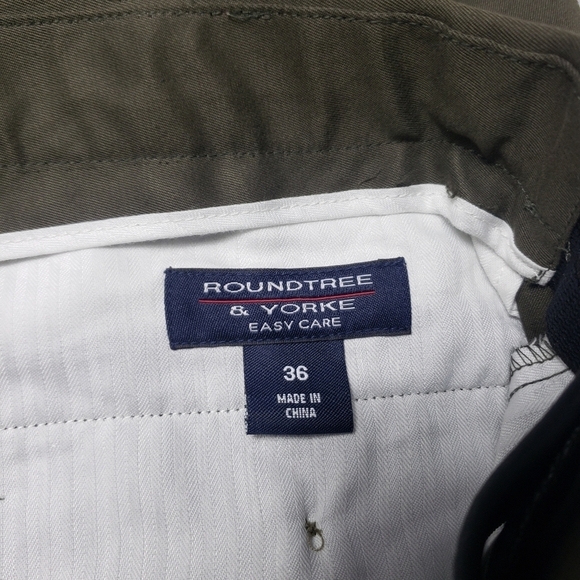 Roundtree and yorke easy care green mens shorts size 36 - Picture 6 of 9